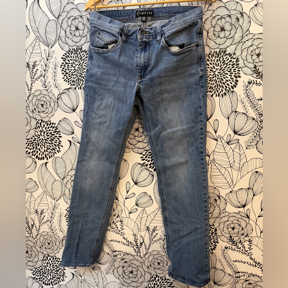 Empyre Medium Blue High-Rise Skinny Jeans